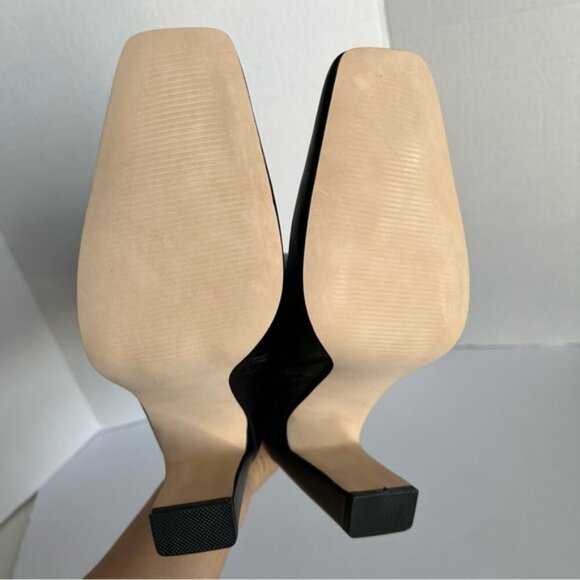 Steve Madden - Women's Lizette Black Leather Heeled Boot. Size: 8. NIB. (1796) - Picture 6 of 16